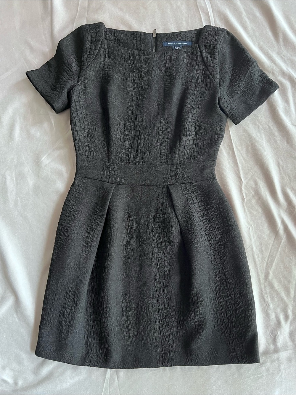 French Connection Croc Luxe Slash Dress